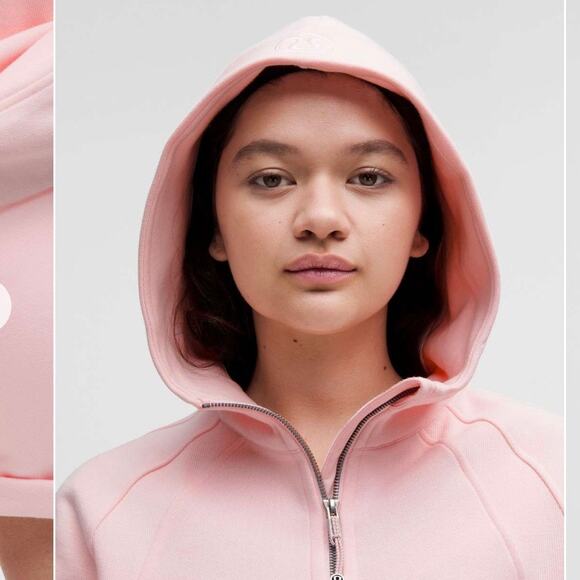 NWT Lululemon Scuba Oversized Half-Zip Hoodie Strawberry Milkshake - Picture 8 of 10